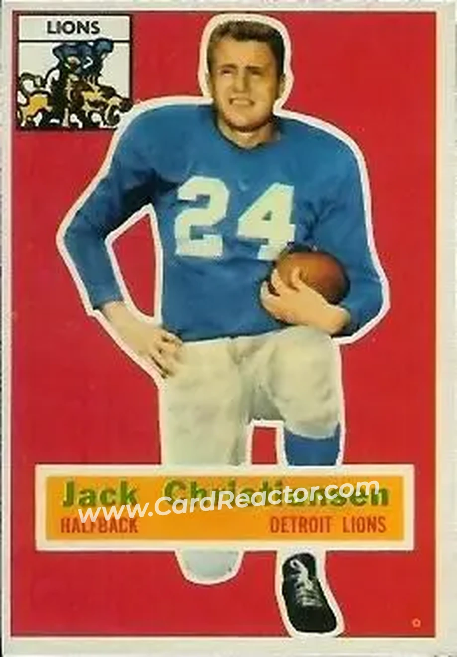 Front of Jack Christiansen