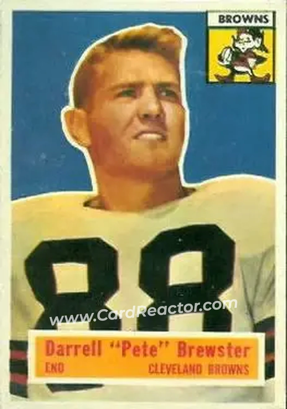 Front of Pete Brewster