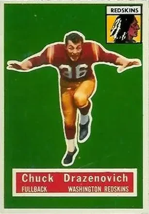 1956 Topps #37 Chuck Drazenovich