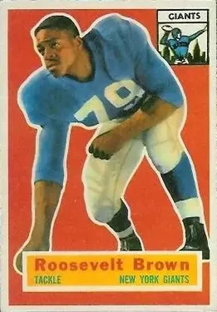 1956 Topps #41 Roosevelt Brown