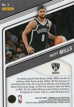 Back of Patty Mills