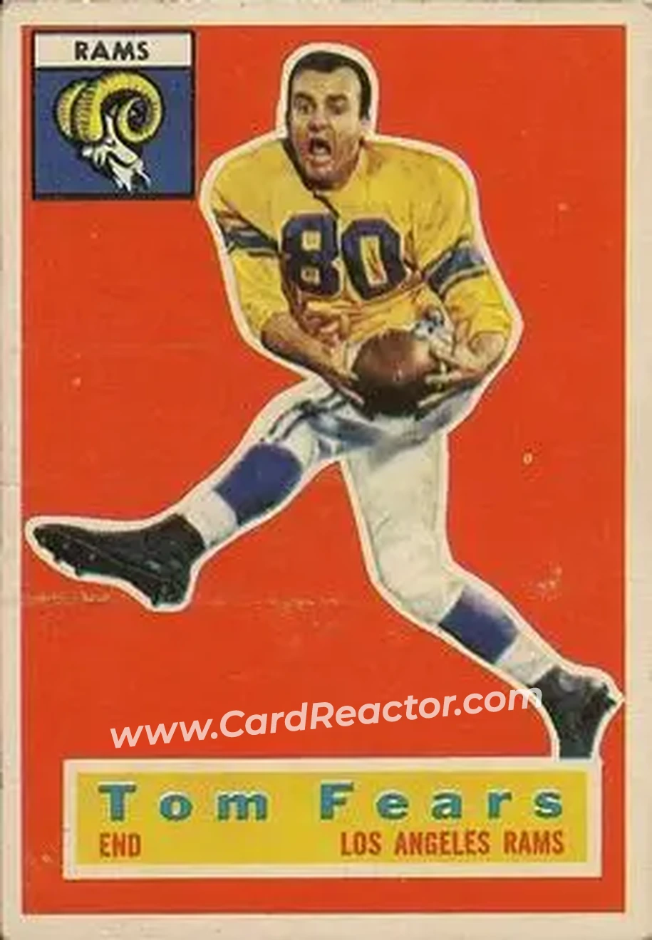 Front of Tom Fears