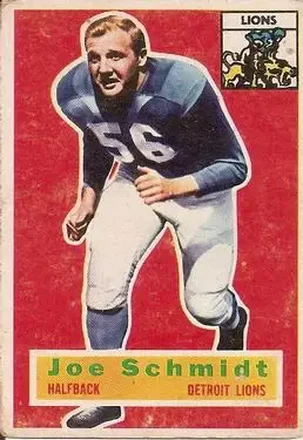 1956 Topps #44 Joe Schmidt