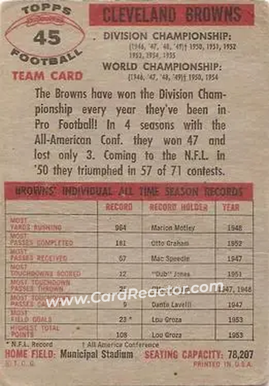 Back of Card #45