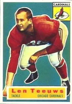 1956 Topps #46 Len Teeuws