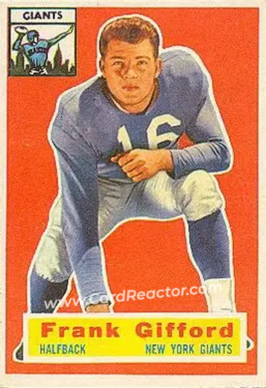 Front of Frank Gifford