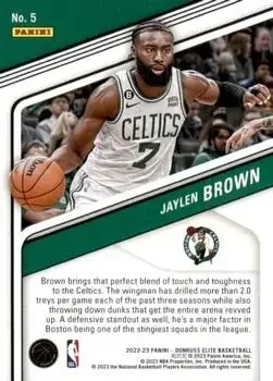 Back of Jaylen Brown