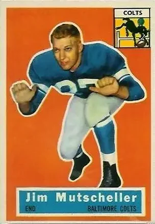 1956 Topps #72 Jim Mutscheller