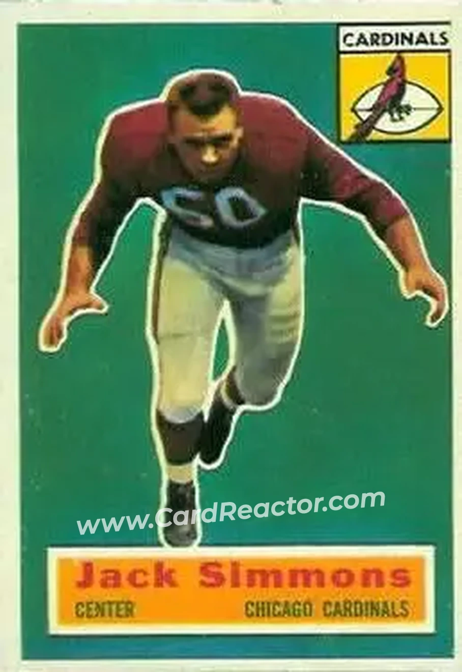 Front of Jack Simmons