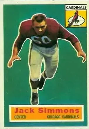 1956 Topps #82 Jack Simmons