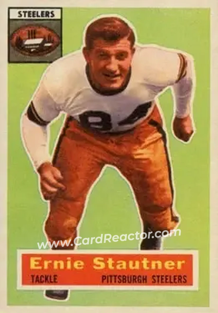 Front of Ernie Stautner