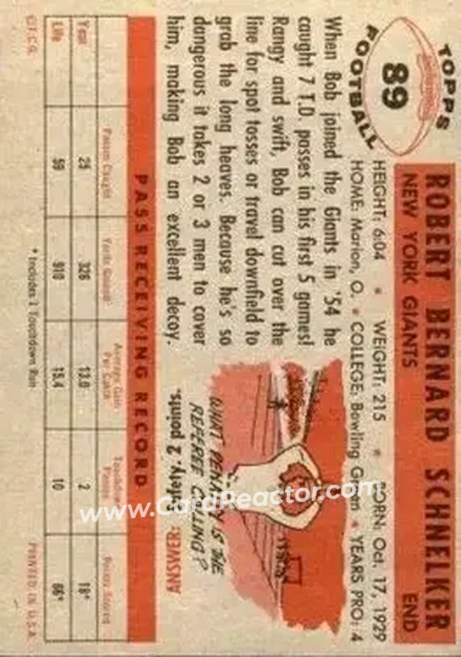 Back of Bob Schnelker