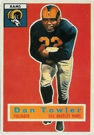 1956 Topps #90 Dan Towler