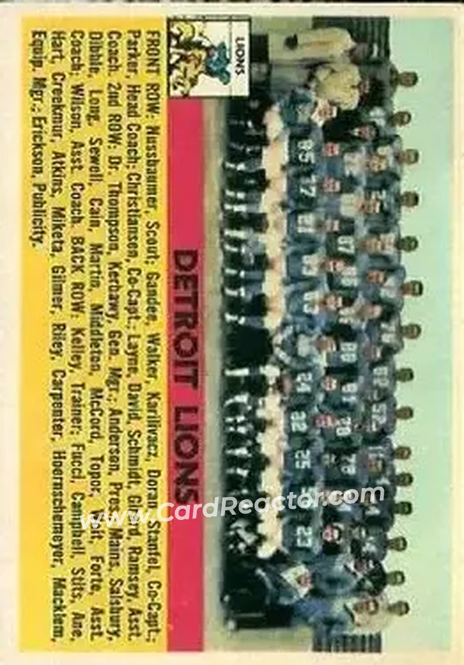 Front of Card #92