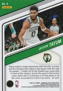 Back of Jayson Tatum