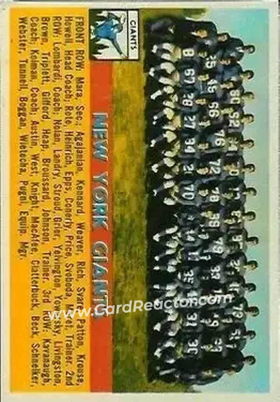 Front of Card #113