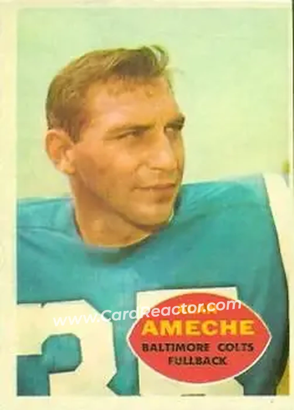 Front of Alan Ameche