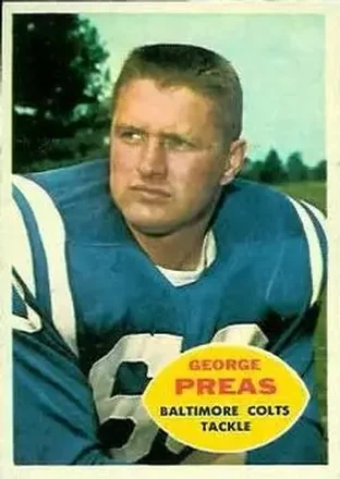 1960 Topps #6 George Preas