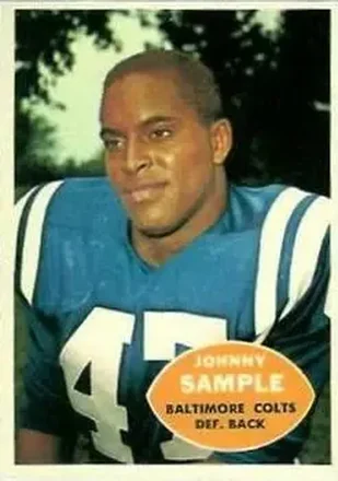 1960 Topps #9 Johnny Sample
