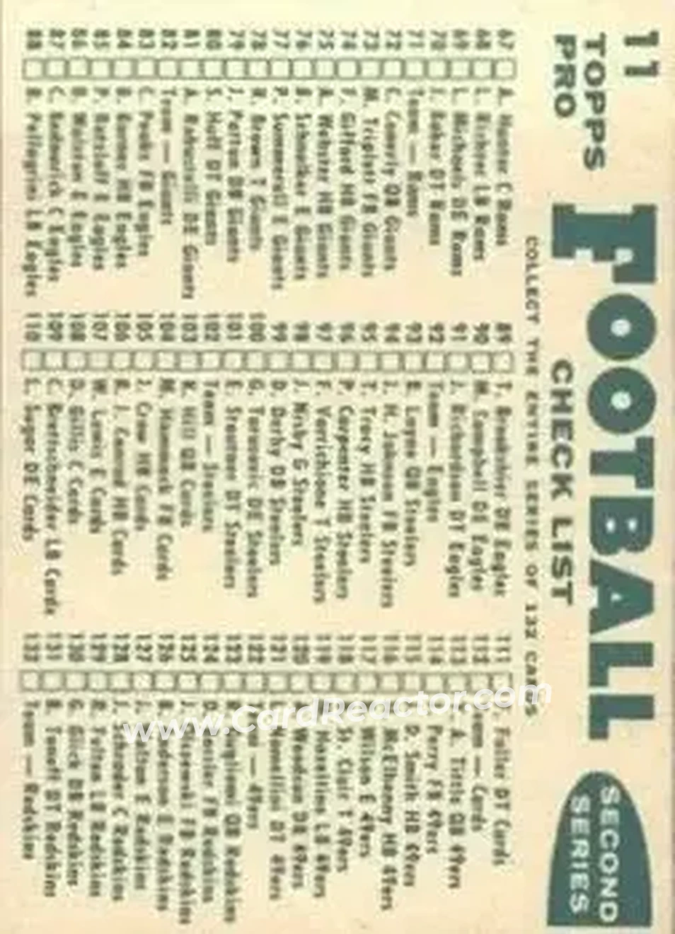 Back of Card #11