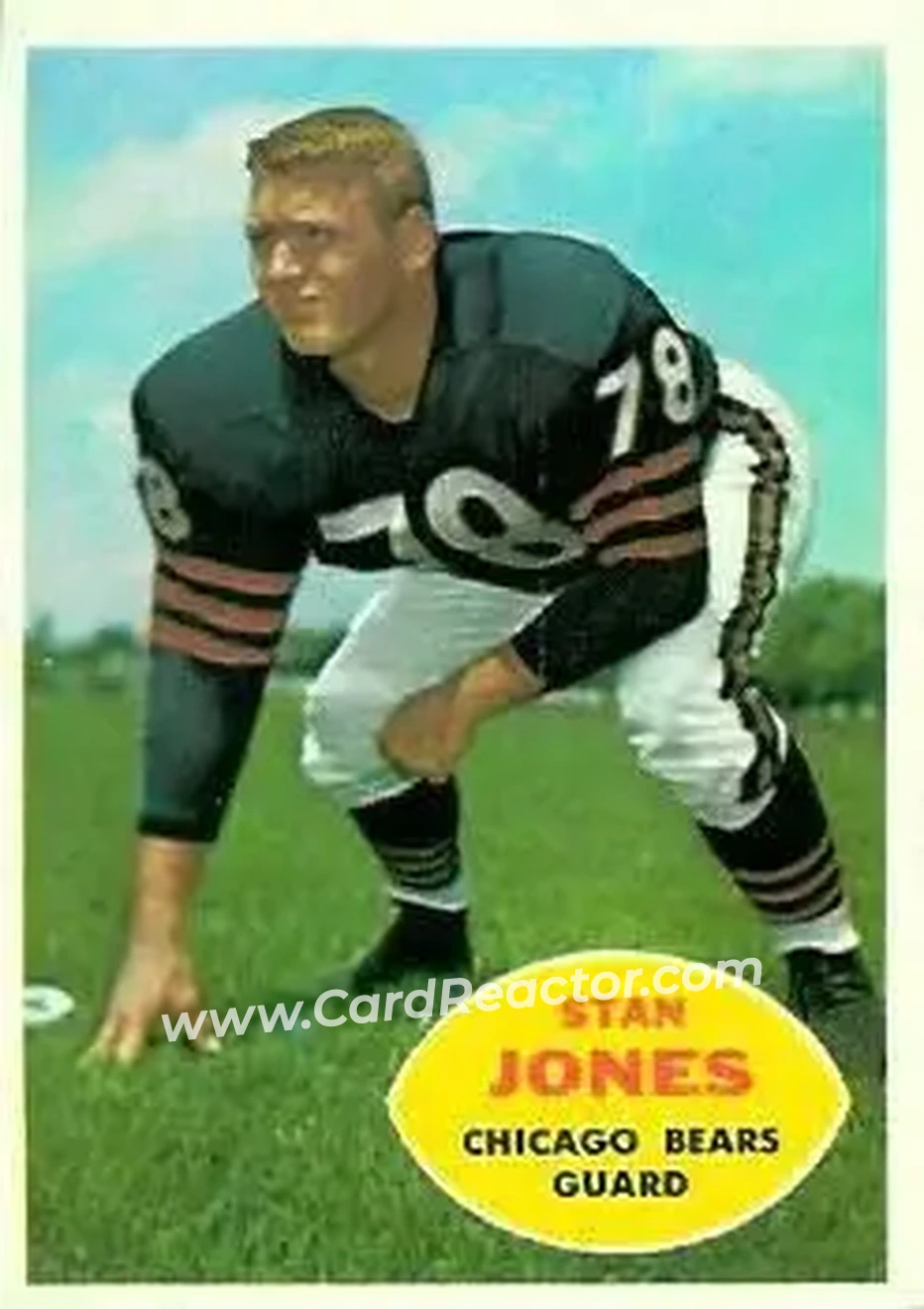 Front of Stan Jones