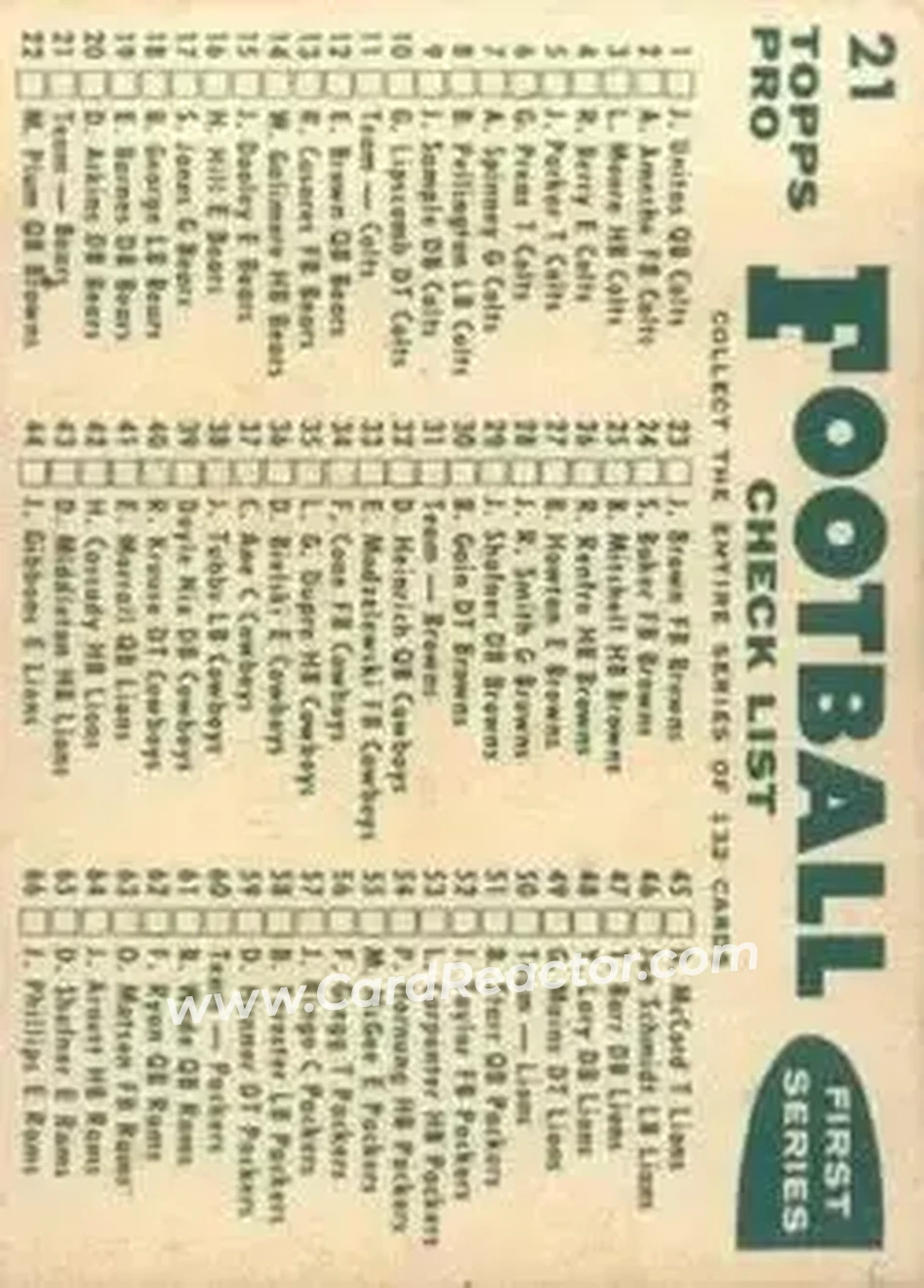 Back of Card #21