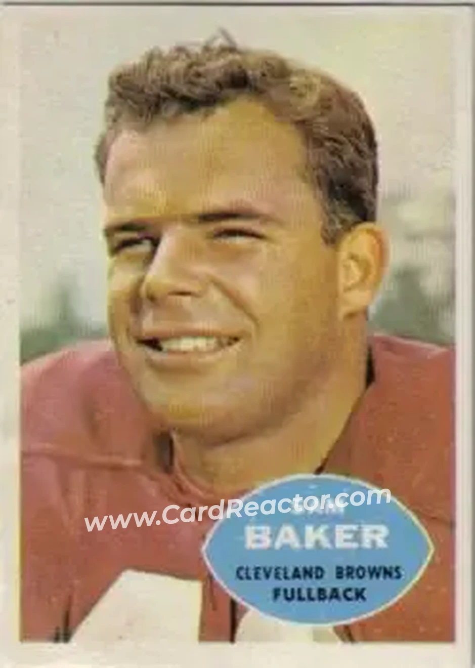 Front of Sam Baker