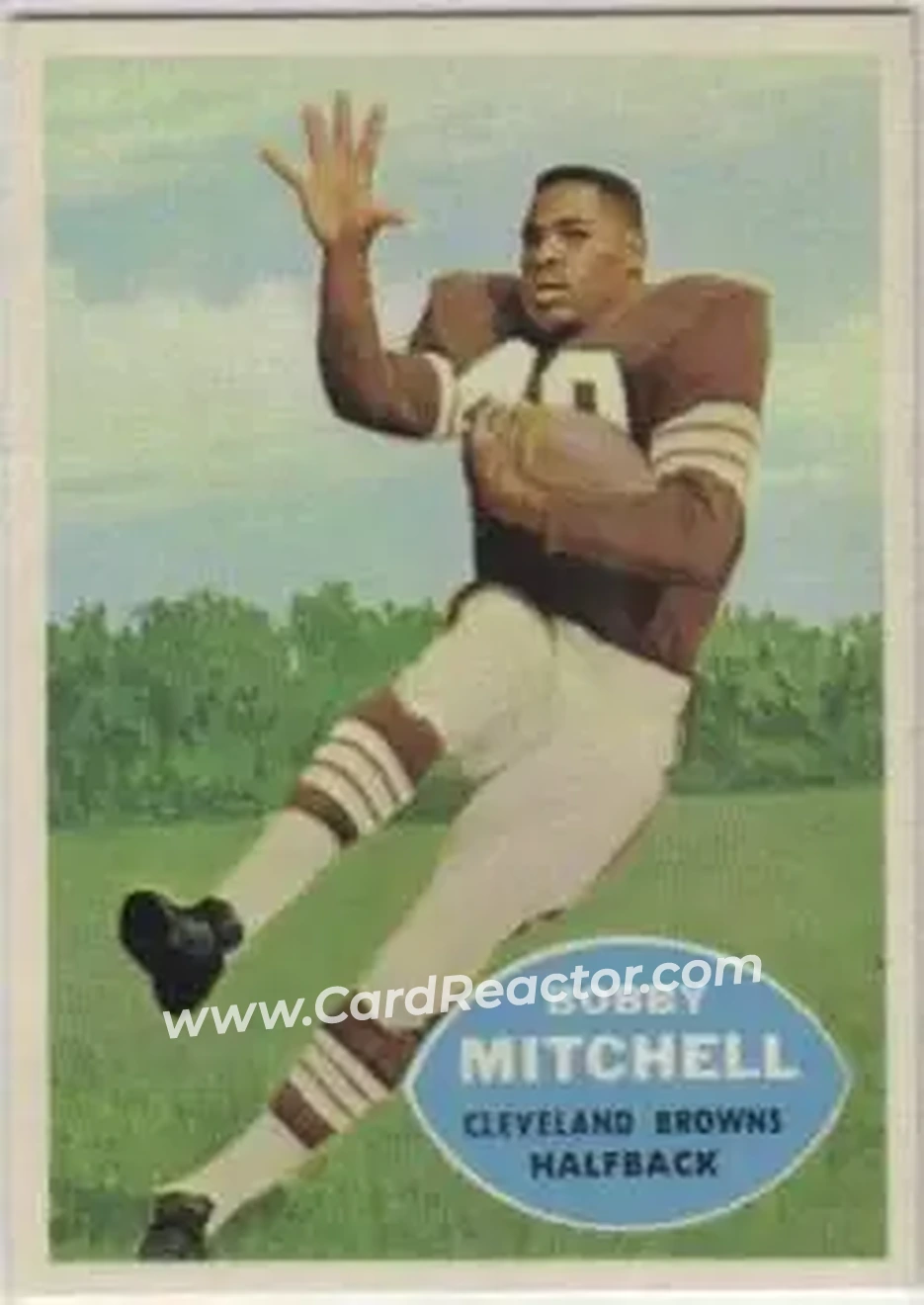 Front of Bobby Mitchell