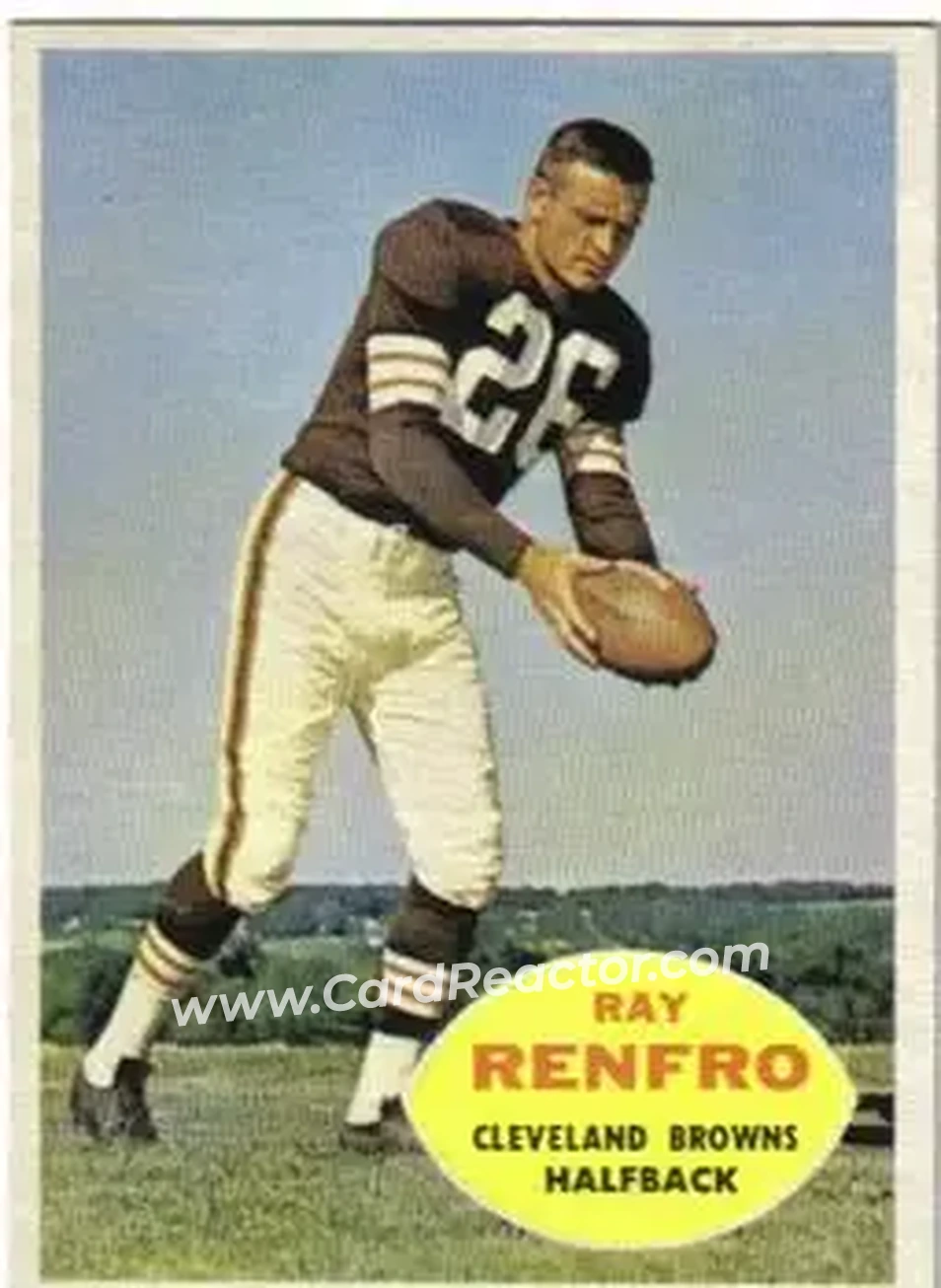 Front of Ray Renfro