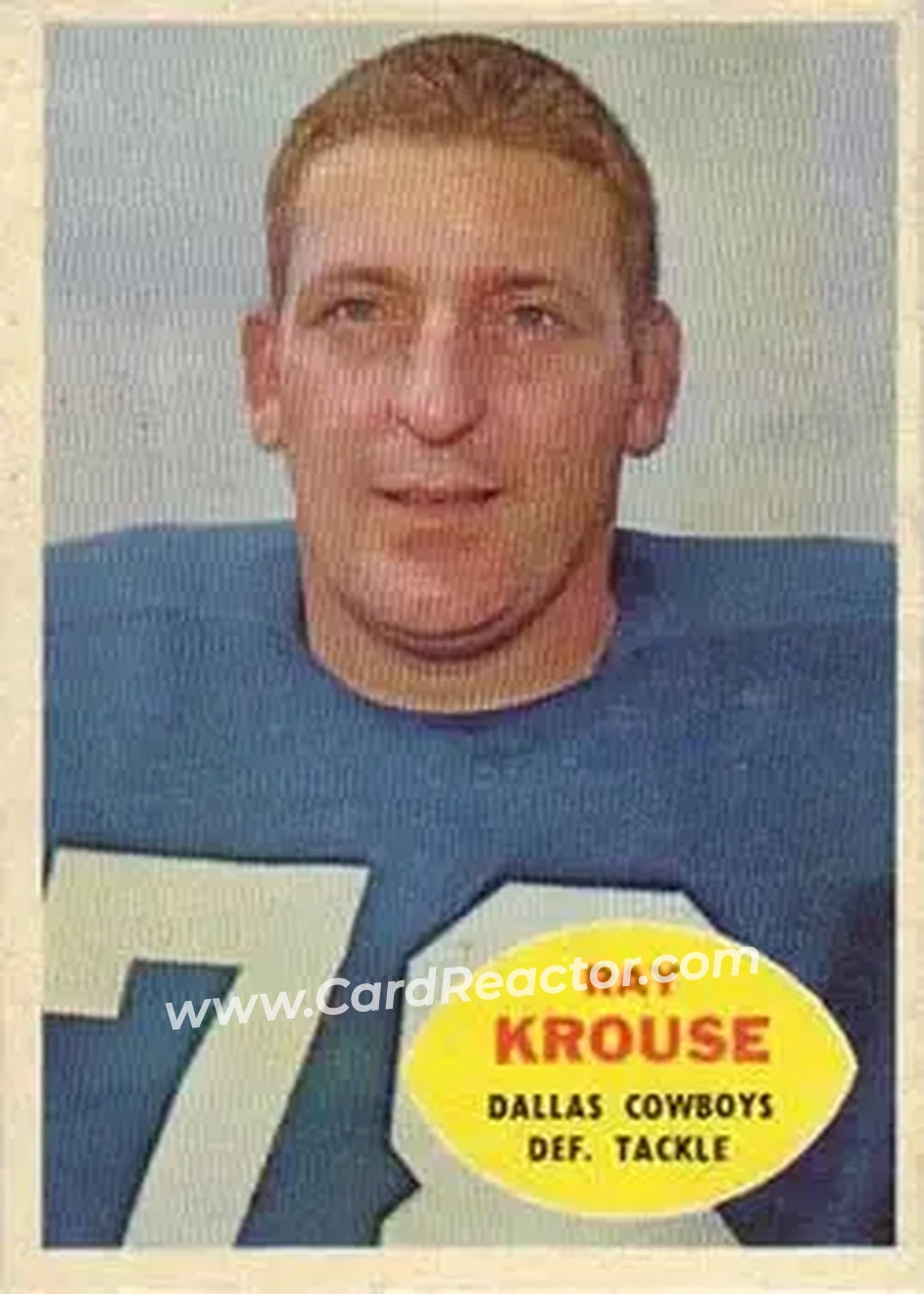 Front of Ray Krouse