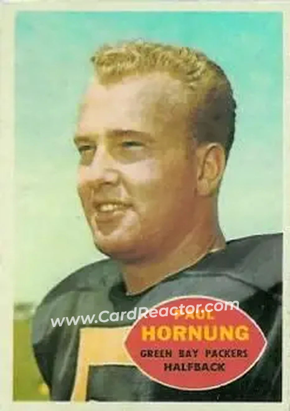 Front of Paul Hornung