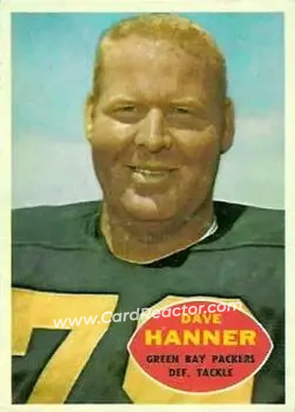 Front of Dave Hanner