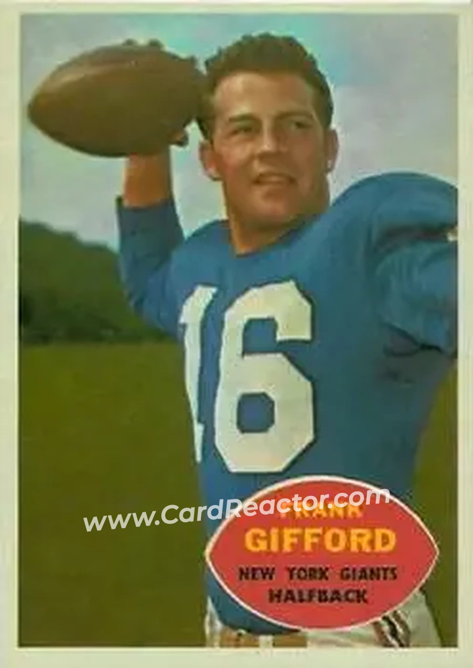 Front of Frank Gifford