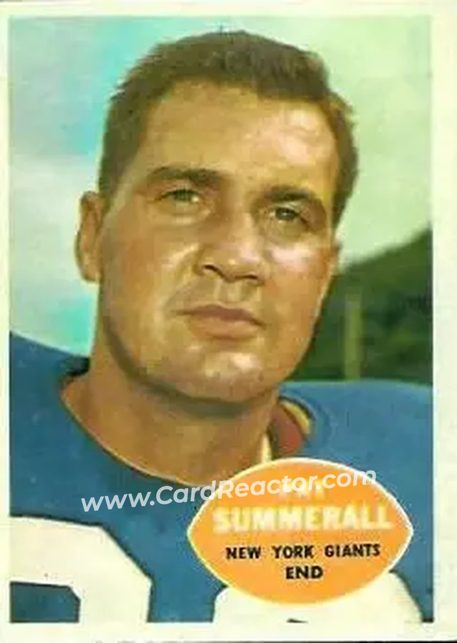 Front of Pat Summerall