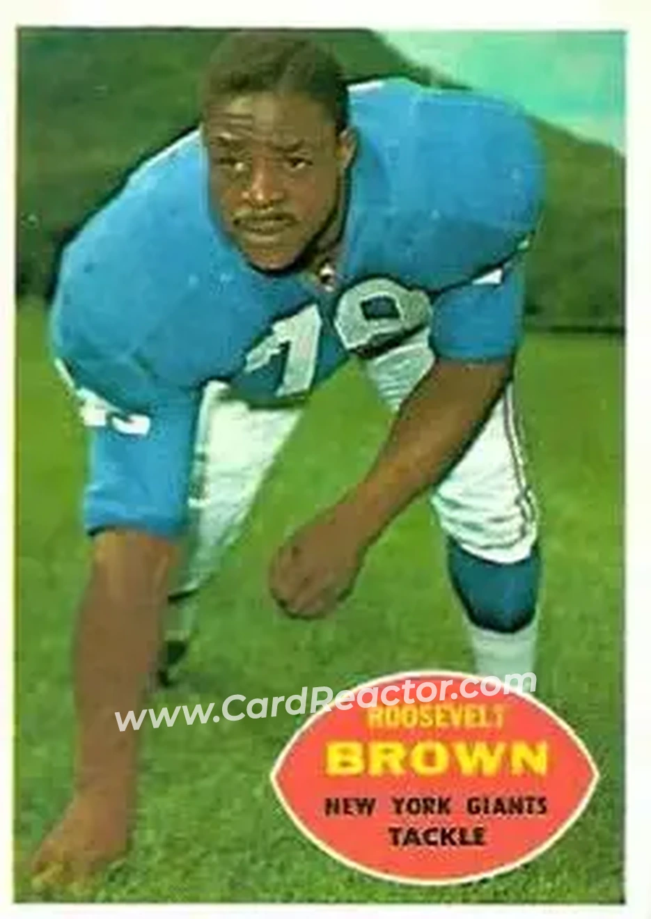 Front of Roosevelt Brown
