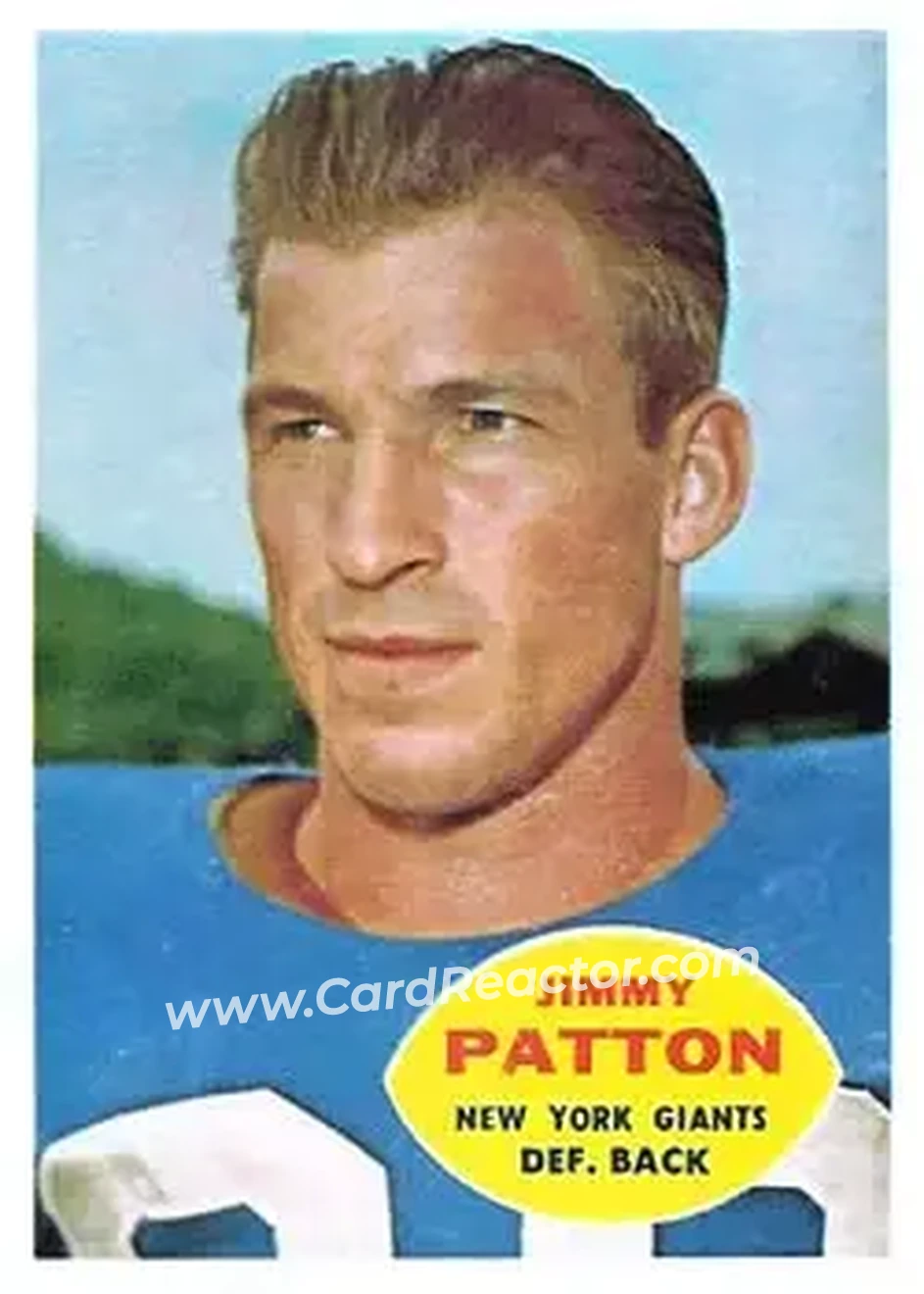 Front of Jim Patton