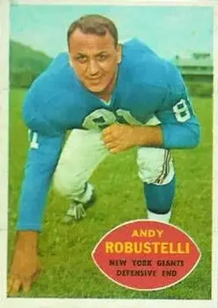 1960 Topps #81 Andy Robustelli