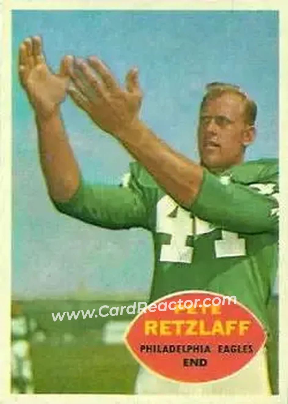 Front of Pete Retzlaff