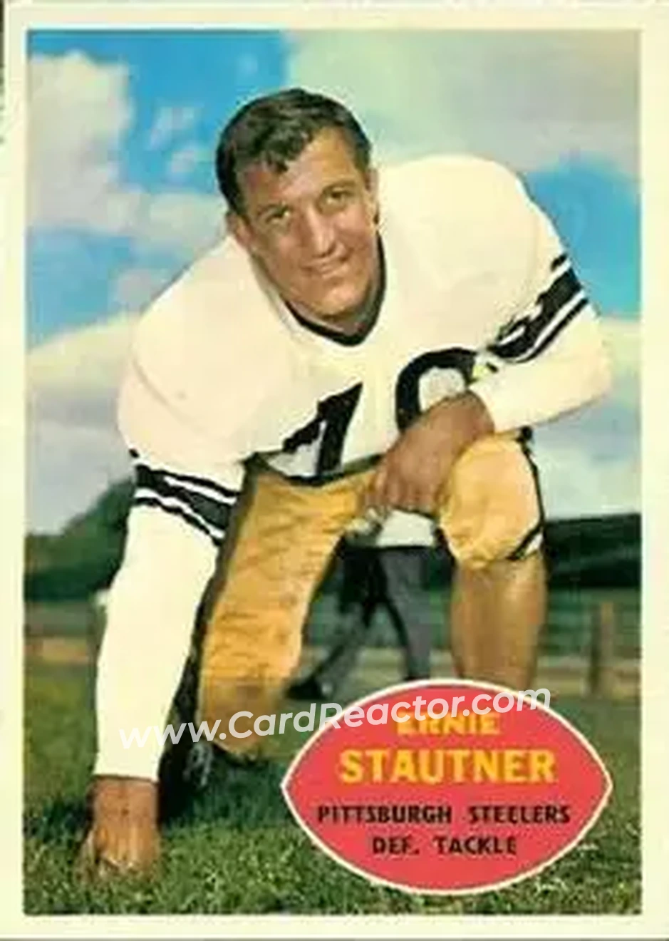 Front of Ernie Stautner