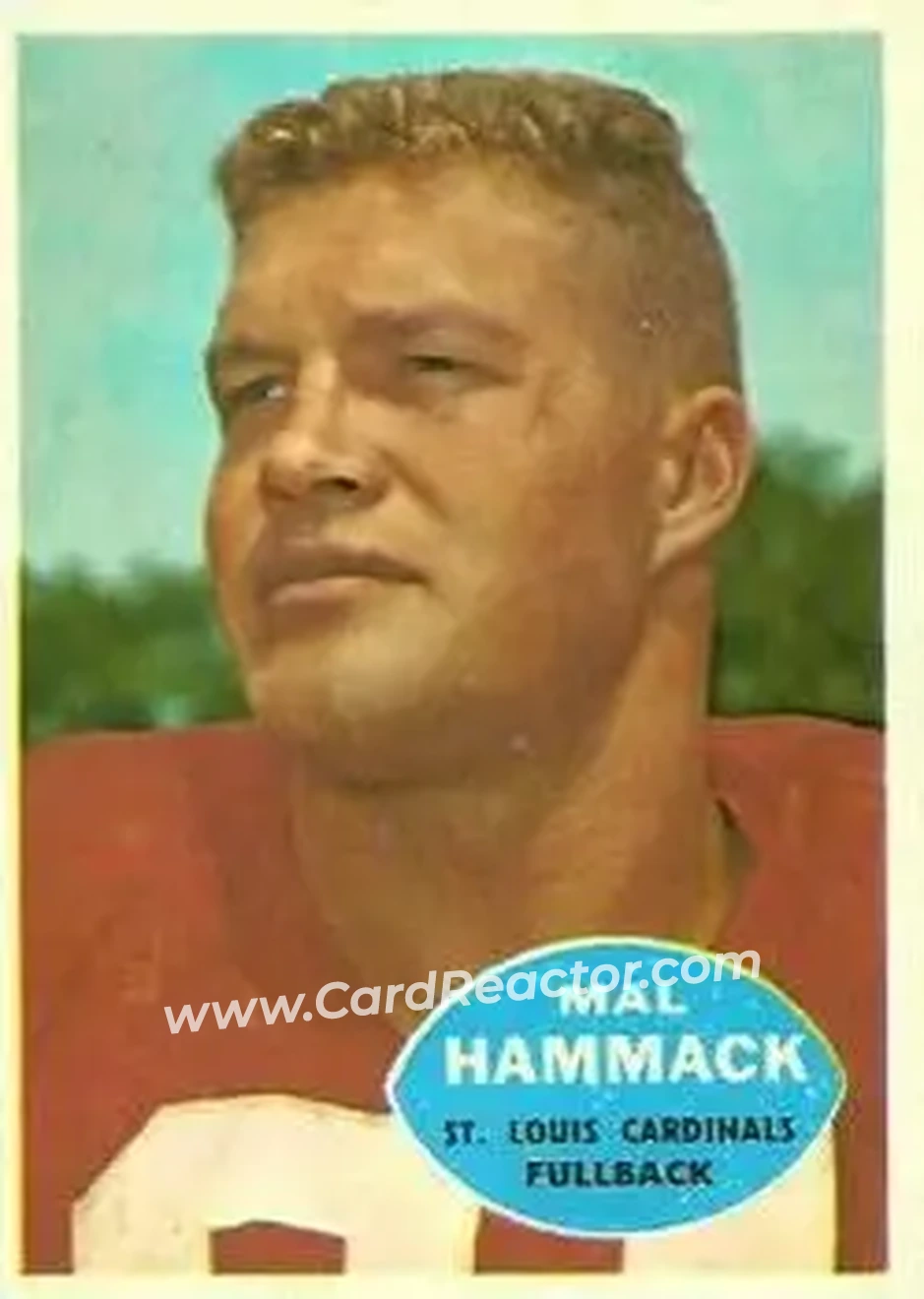 Front of Mal Hammack