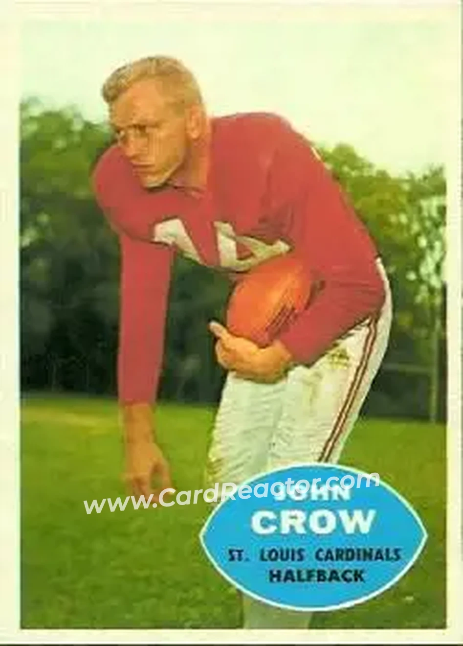 Front of John David Crow