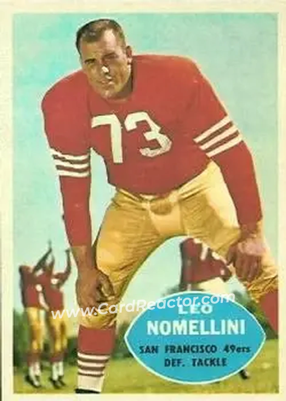 Front of Leo Nomellini