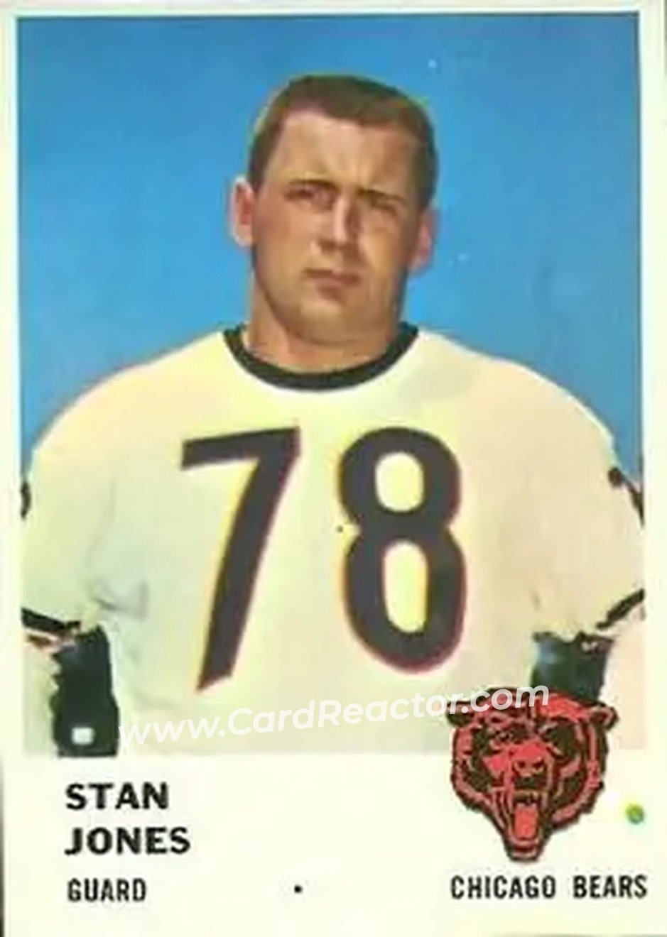 Front of Stan Jones