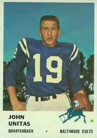 1961 Fleer #30 John Unitas