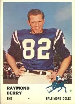 1961 Fleer #33 Raymond Berry