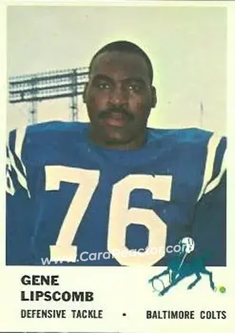 Front of Gene Lipscomb