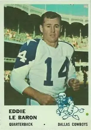 1961 Fleer #40 Eddie LeBaron