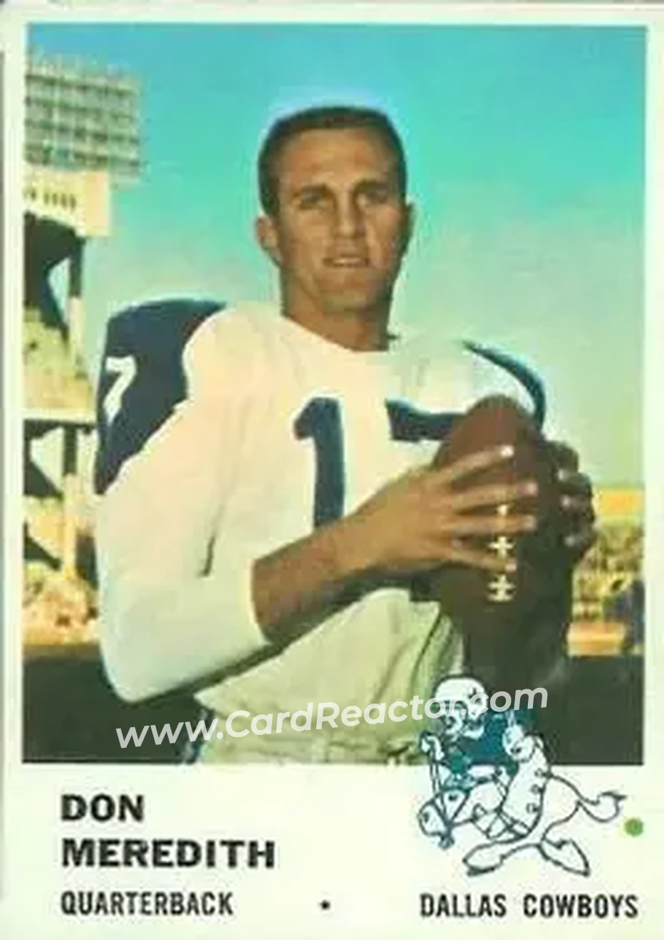 Front of Don Meredith