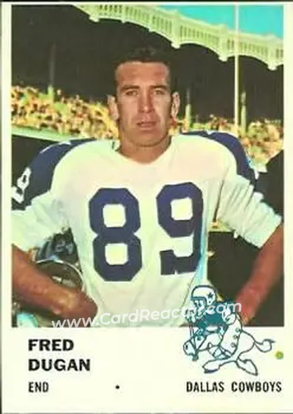 Front of Fred Dugan