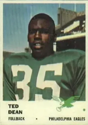 1961 Fleer #50 Ted Dean